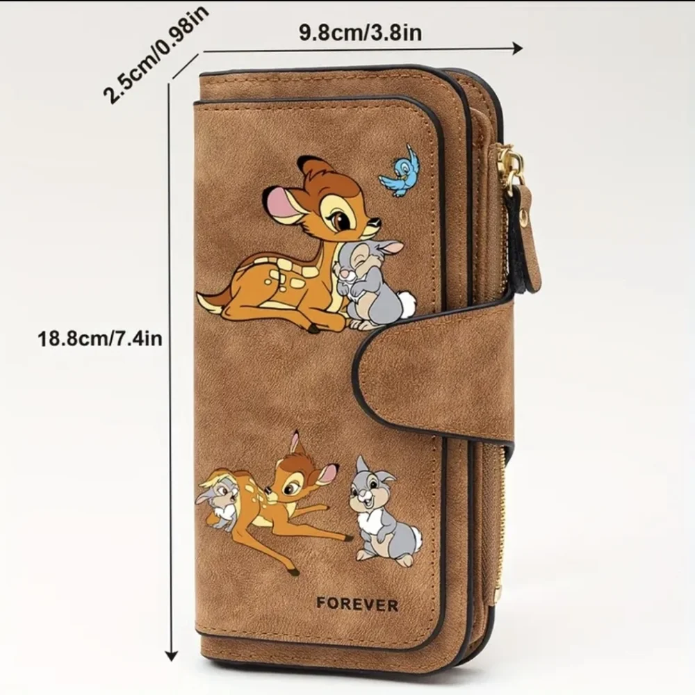 Disneys Bambi Black Wallet